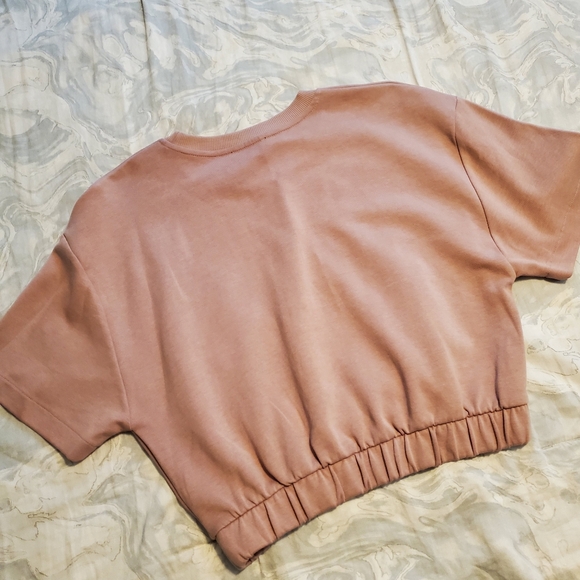 ZARA Crop top short sleeve shirt - Picture 2 of 4